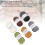 6 Rollen Scrubby-Garn Sparkle-Glitzer Erdfarbton 8
