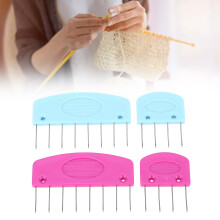 Peine de bloqueo para punto, set de 20 piezas, para fijar la forma de suéter y bufanda, herramienta de crochet