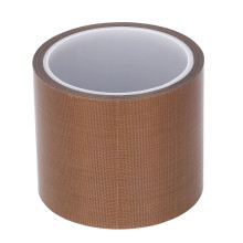 PTFE-beschichtetes Glasfaserband 10 m x 7,6 cm Hochtemperatur, reibungsfest, selbstklebend