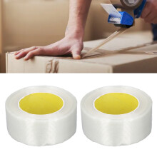 2 Stück, 2" x 55 Yards klare verstärkte Fiberglas-Bandeschnur für Schwerlastverpackungen