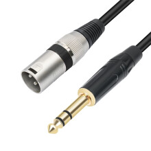 1/4 Zoll auf XLR-Stecker, Symmetrisches Signalverbindungskabel, 6,35 mm auf XLR-Patchkabel, Symmetrisches Mikrofonkabel, 300 cm