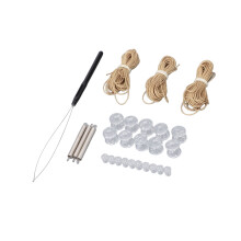 RV Pleated Shade Repair Kit with 6m Nylon Cord for Day Night Blinds