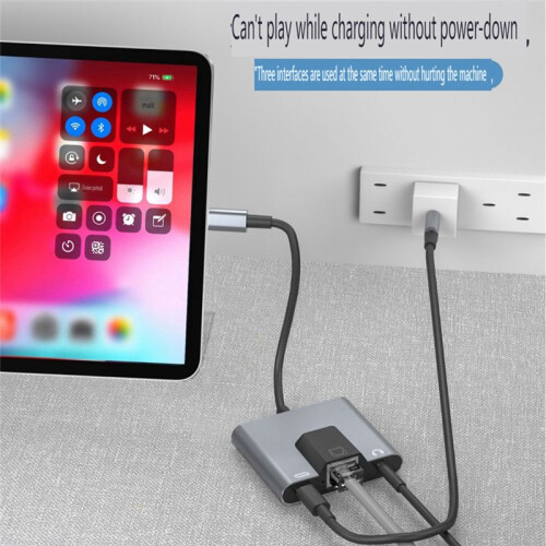 Type-C Mobile Network Card Network Cable Converter to RJ45 Ethernet Adapter 1