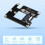 Para Raspberry Pi 5 PCIe para M.2 HAT NVME Placa de ExpansãO de Alta Velocidade com Cabo 16P GPIO Header Support Active Cooler 4