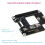 Para Raspberry Pi 5 PCIe para M.2 HAT NVME Placa de ExpansãO de Alta Velocidade com Cabo 16P GPIO Header Support Active Cooler 1