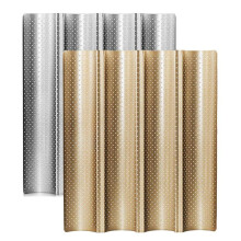 Bread Pan, Premium Nonstick Perforated Pan for French Bread Baking, 4 Loaves Baking Tray , Italian Bread, for Baking