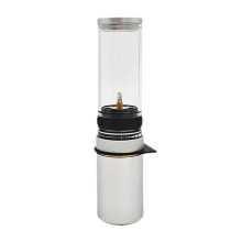 Outdoor Gas Candlelight Portable Camping Tent Gas Lamp Windproof Adjustable Gas Candlelight Lantern Camping Part White