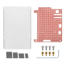 Voor Raspberry Pi 5 Koperen Koellichaam Metalen Behuizing Passieve Koeling Shell Koperen Behuizing voor Raspberry Pi 5 5B, Zonder Ventilator