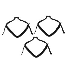 3Stk Schwarze Baby Hochstuhl Gurte, Waschbar, Tragbar Für