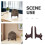 2Pcs Elegant Bamboo Recipe Holder - Kitchen Counter Organizer in Brown 8