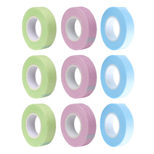 48Rouleaux Respirants Cils Accessoires Multicolores