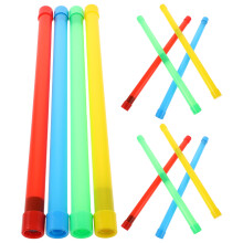 24Pièces Bruiteurs Tubes Plastique Colorés Jouets Fête Enfants Rigolos