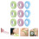 48Rouleaux Respirants Cils Accessoires Multicolores 9