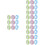 48Rouleaux Respirants Cils Accessoires Multicolores 6