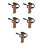 5Stk Multifarbige Wanderstockgriffe Kork Mit -Armband 4
