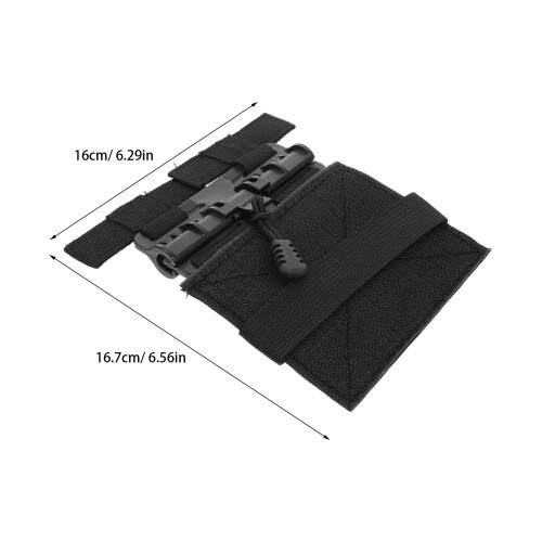 Chat Tactique Noir Pour Balade Outdoor Réglable 1