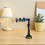 1Ensemble Mini Feu Simulé Noir En Plastique Pour Décoration 5