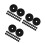 60Pcs Breathable Black Tree Mulch Fabric Non-Woven Root Barrier Mat 4