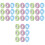 48Rouleaux Respirants Cils Accessoires Multicolores 3