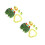 2Ensembles Tenue Hawaïenne Jupe Vertes Guirlande 6
