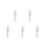 5Pcs Clear Plastic Powder Puff Bottle for Flour Dispensing 10