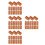 200Pcs Realistic Light Brown Clay Mini Bricks for DIY Miniature City 8
