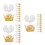 300Pièces Truffes Papier Multicolore Support Stable Cupcakes Élégants 4