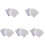 5Sets Transparent Office Money Binder Refills Saving Challenge Inserts 4