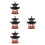 4Pcs Coffee Mini Plastic Statues for Micro Landscape Decoration 9