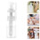5Pcs Clear Plastic Powder Puff Bottle for Flour Dispensing 11
