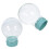 10Pièces Petits Globes De Neige DIY Transparente Pour 1