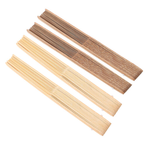 12Pcs Lightweight Bamboo DIY Folding Fan Frames for Craft Enthusiasts 2