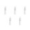 5Pcs Clear Plastic Powder Puff Bottle for Flour Dispensing 7