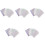 5Sets Transparent Office Money Binder Refills Saving Challenge Inserts 5