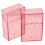 6Pcs Pink Transparent Box Plastic Portable 20 Cigarettes 3