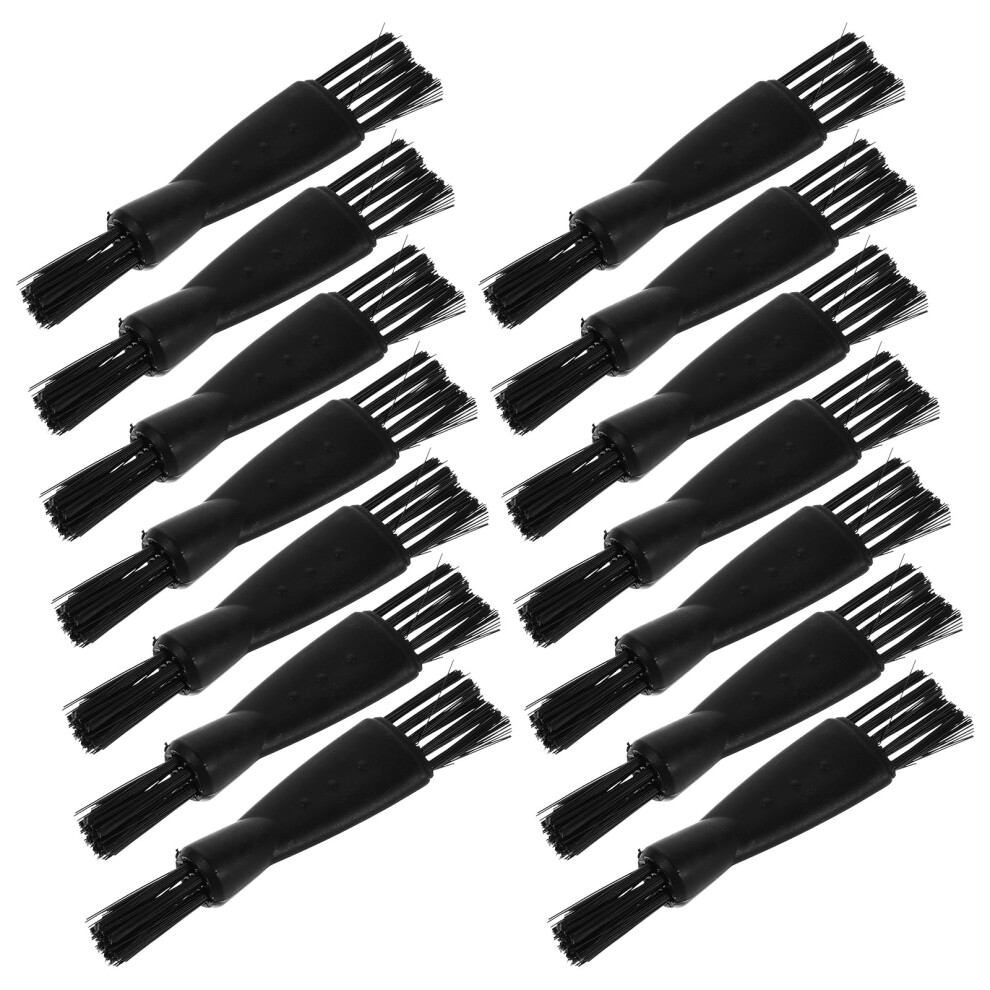 Solustre 40Pcs Compact Black Plastic Hair Clipper And Razor Cleaning Brush