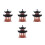 4Pcs Coffee Mini Plastic Statues for Micro Landscape Decoration 5