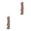 2Pcs Kitchen Handle Wood Grip Beech Handle for Home Use 8