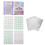 5Sets Transparent Office Money Binder Refills Saving Challenge Inserts 2