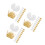 300Pièces Truffes Papier Multicolore Support Stable Cupcakes Élégants 10