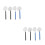 8Pcs Assorted Color Aquarium Fish Net Stainless Steel Extendable Net 7