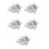 500Pcs Stainless Steel Sim Card Ejector Tools Silver for Mobile Phones 10