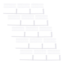 2Sets Outdoor Mini Zaun Weiß ABS Kunststoff Für DIY Garten Landschaft