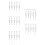 25Pcs White Plastic Vernier Calipers Mini Measuring Tool for Students 8