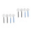 8Pcs Assorted Color Aquarium Fish Net Stainless Steel Extendable Net 9