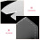 7Pièces Kits De Gabarits Acryliques Pour Couture Patchwork Blancs 4