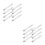16Pcs Silver Stainless Steel Cotton Candy Maker Clips with Easy Grip 8