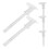 25Pcs White Plastic Vernier Calipers Mini Measuring Tool for Students 3