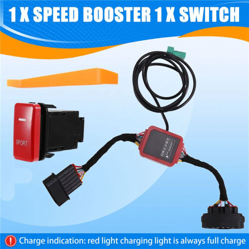 For    Power Module External ECU Unlock Sports Mode Throttle Power Modified Throttle Controller 2