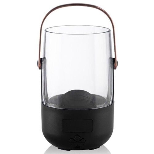 Flame Air Humidifier & Essential Oil Diffuser with Color-Changing LED Lights - USB Powered, Auto-Off Safety Timer